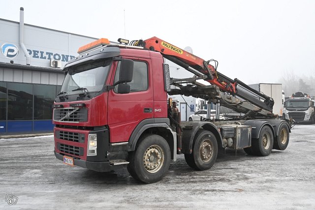 Volvo FM 8x2 Palfinger Nostin Ja Vaijerilaite 4