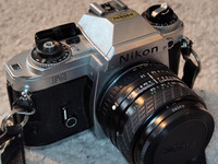 Nikon FG + macro linssi