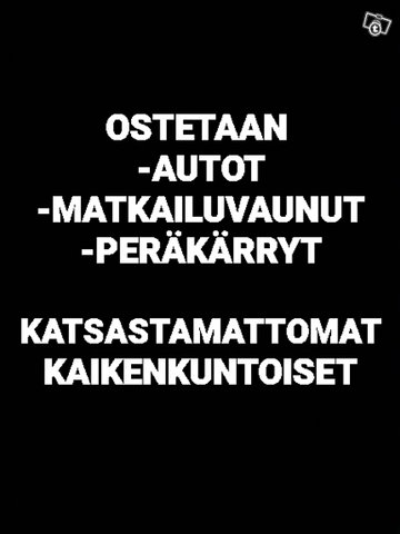 Autot, matkailuvaunut, peräkärryt