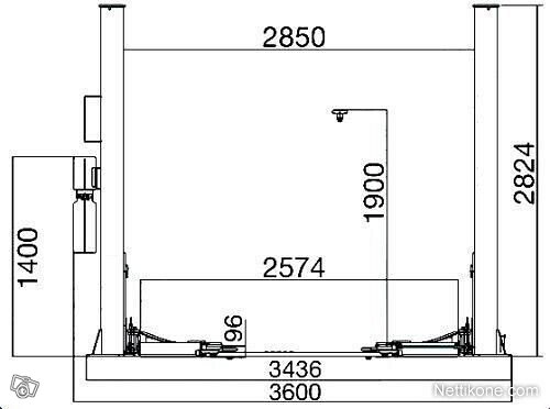 F2 pilari nostin 3.5t uusi bestlift 220v 380v uusi 6