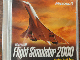 Microsoft Flight Simulator 2000 Pc cd-rom, Pelikonsolit ja pelaaminen, Viihde-elektroniikka, Kajaani, Tori.fi