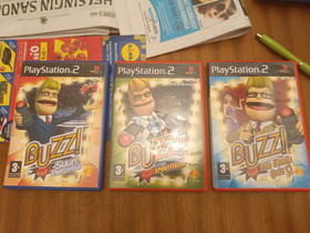 PS2 Buzz pelej, Pelikonsolit ja pelaaminen, Viihde-elektroniikka, Heinola, Tori.fi