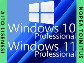 Windows 10/11 Pro LISENSSIT - Aktivointi takuu, Tietokoneohjelmat, Tietokoneet ja lisälaitteet, Salo, Tori.fi