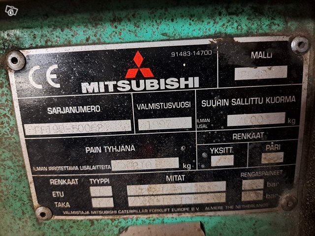 Trukki Mitsubishi FD 40 7
