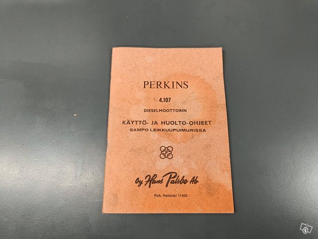 Perkins 4,107 dieselmoottorin käyttö ja huolto 1