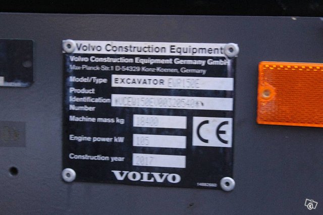 Volvo EWR 150 E / Pyörittäjä, Kauha, Rasvari 20