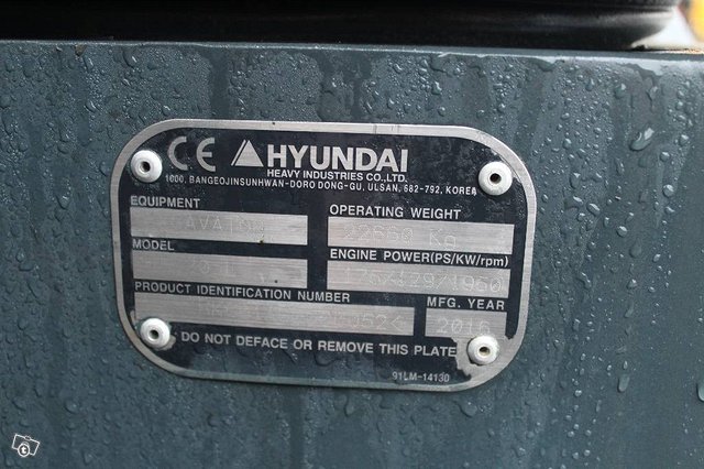 Hyundai HX 220 L / Pyörittäjä, Leica 3D, Rasvari, Lämmitin 21