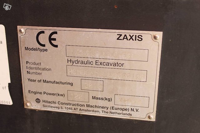 Hitachi ZX 225 USLC / Pyörittäjä, Kauha, Rasvari, Lämmitin 17