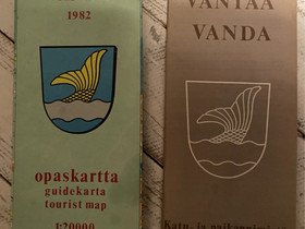 Vantaan opaskartta ja paikannimist 1982, Muut kirjat ja lehdet, Kirjat ja lehdet, Helsinki, Tori.fi