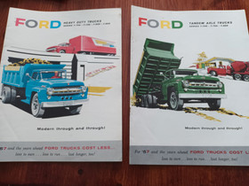Ford esitteet 1956, Kuorma-autot ja raskas kuljetuskalusto, Kuljetuskalusto ja raskas kalusto, Toholampi, Tori.fi