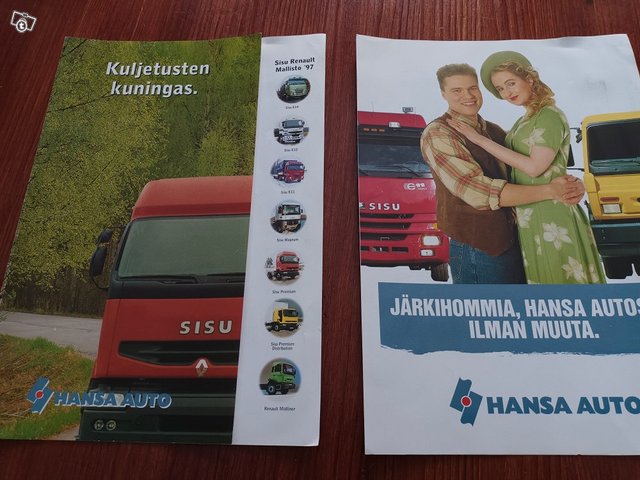Hansa Auton Sisu ja Renault esite 1997