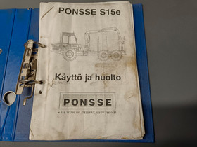 Ponsse S15e kuormatraktorin ohjekirja, Traktorit, Kuljetuskalusto ja raskas kalusto, Urjala, Tori.fi