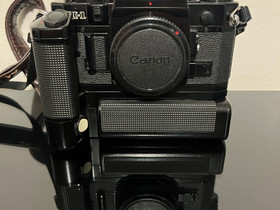Canon A-1 + Motor Drive MA / Battery Pack, Kamerat, Kamerat ja valokuvaus, Helsinki, Tori.fi
