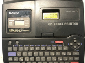 CASIO ez-Label printer KL-750E, Muu tietotekniikka, Tietokoneet ja lislaitteet, Tuusula, Tori.fi