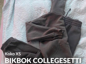 Bikbok collegesetti kokoa XS, Vaatteet ja kengt, Iitti, Tori.fi