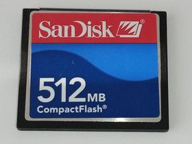 SanDisk CompactFlash 512 MB muistikortti, Komponentit, Tietokoneet ja lislaitteet, Raisio, Tori.fi