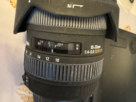 Sigma 10-20mm F4-5.6 DC HSM Canon, Objektiivit, Kamerat ja valokuvaus, Liperi, Tori.fi