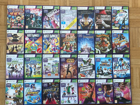 Xbox 360 Kinect pelej JNS, Pelikonsolit ja pelaaminen, Viihde-elektroniikka, Joensuu, Tori.fi
