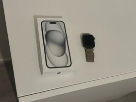 IPhone 15 & Apple Watch 8 45mm, Puhelimet, Puhelimet ja tarvikkeet, Joensuu, Tori.fi