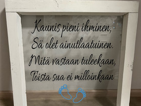 Ikkuna-taulu vauvan huoneeseen, Muu sisustus, Sisustus ja huonekalut, Sastamala, Tori.fi