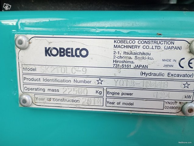Kobelco Sk 210-Lc9 10