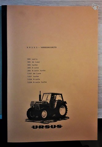 Ursus traktorien käyttöohje ja huoltokirjoja 6