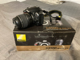 Nikon d3100 järjestelmäkamera, Kamerat, Kamerat ja valokuvaus, Pori, Tori.fi