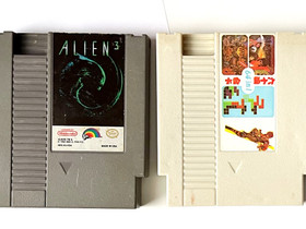 NES: Alien 3 ja 64-1, Pelikonsolit ja pelaaminen, Viihde-elektroniikka, Helsinki, Tori.fi