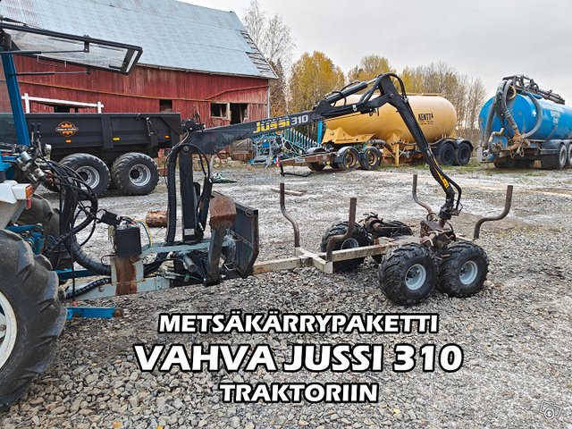 Metsäkärrypaketti Vahva Jussi 310 pikkutraktoriin 1