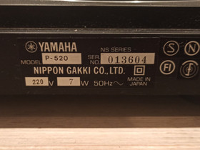 Yamaha P-520 LP-soitin, Audio ja musiikkilaitteet, Viihde-elektroniikka, Kontiolahti, Tori.fi