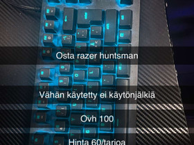 Razer huntsman, Pelikonsolit ja pelaaminen, Viihde-elektroniikka, Rovaniemi, Tori.fi