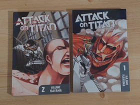 Attack on titan manga vol. 1 & 2 (englanniksi), Sarjakuvat, Kirjat ja lehdet, Kuopio, Tori.fi