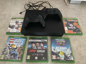 Xbox One X 500gb, Pelikonsolit ja pelaaminen, Viihde-elektroniikka, Kittilä, Tori.fi