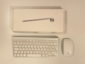 Apple wireless näppäimistö + Magic mouse hiiri, Oheislaitteet, Tietokoneet ja lisälaitteet, Kokkola, Tori.fi