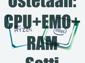 Hakusessa CPU, EMO, RAM setti intel/amd, Komponentit, Tietokoneet ja lisälaitteet, Joensuu, Tori.fi
