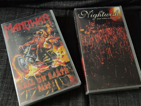 Manowar & Nightwish VHS, Elokuvat, Lahti, Tori.fi