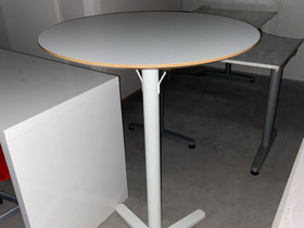 BILLSTA ympyräpöytä valkoinen 105x70, Pöydät ja tuolit, Sisustus ja huonekalut, Tampere, Tori.fi
