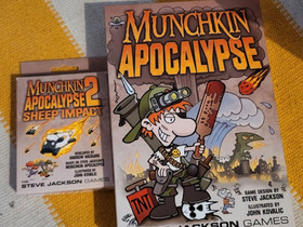 Munchkin Apocalypse + 2 lisäosaa UUDET, Pelit ja muut harrastukset, Joensuu, Tori.fi