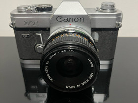 Canon FT QL + FD 35mm 1:3.5 S.C, Kamerat, Kamerat ja valokuvaus, Helsinki, Tori.fi