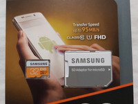 Samsung Evo muistikortti & adapteri