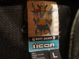 Icon kitty jacket nahkatakki, Ajoasut, kengät ja kypärät, Mototarvikkeet ja varaosat, Oulu, Tori.fi