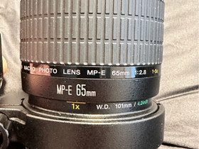 Canon macro mp-e 65mm 2.8 1-5x, Objektiivit, Kamerat ja valokuvaus, Leppvirta, Tori.fi