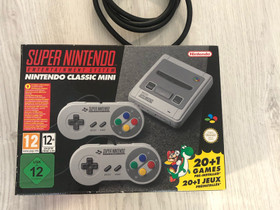 Super Nintendo Classic Mini, Pelikonsolit ja pelaaminen, Viihde-elektroniikka, Pori, Tori.fi