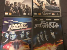 Fast and tha Furious dvd 4kpl, Elokuvat, Järvenpää, Tori.fi