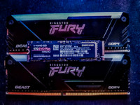 HyperX Fury beast RGB 2x8gb + Samsung 970evoplus