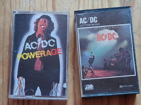 AC/DC kasetit, Yhteishintaan 30+ pk, Musiikki CD, DVD ja äänitteet, Musiikki ja soittimet, Joroinen, Tori.fi