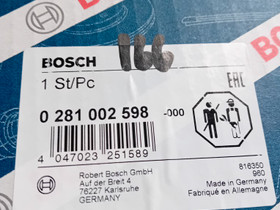Bosch 281002598 ilmamassamittari, Autovaraosat, Auton varaosat ja tarvikkeet, Porvoo, Tori.fi