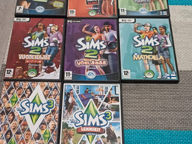 Sims 2 ja 3 + lisäosat, Pelikonsolit ja pelaaminen, Viihde-elektroniikka, Mikkeli, Tori.fi