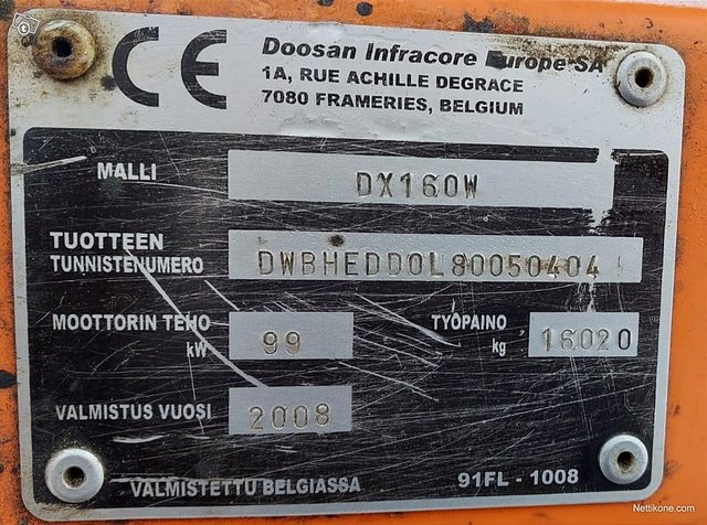 Doosan DX160W 13