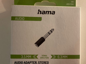 Audio adapter, stereo 3,5mm, Muu musiikki ja soittimet, Musiikki ja soittimet, Helsinki, Tori.fi
